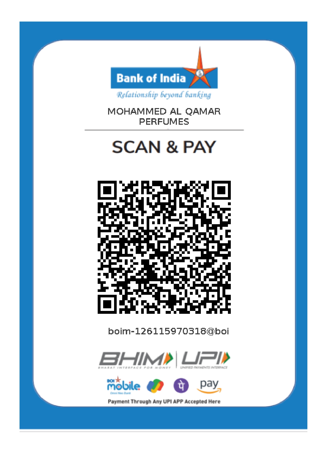UPI Payment QR Code